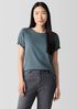 Organic Pima Cotton Jersey Round Neck Tee