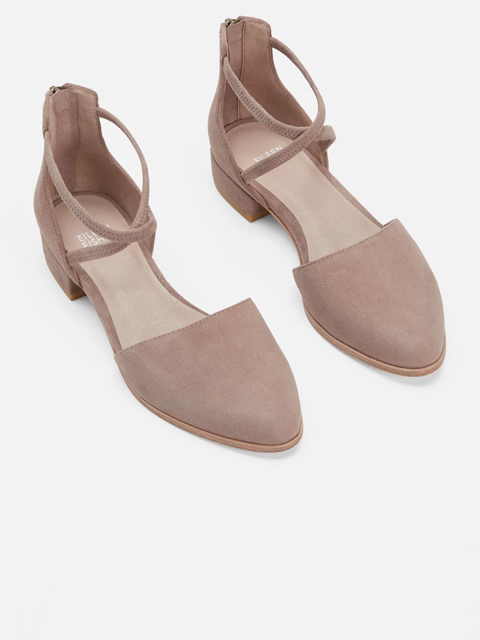 Lyton Suede Ankle Strap Flat
