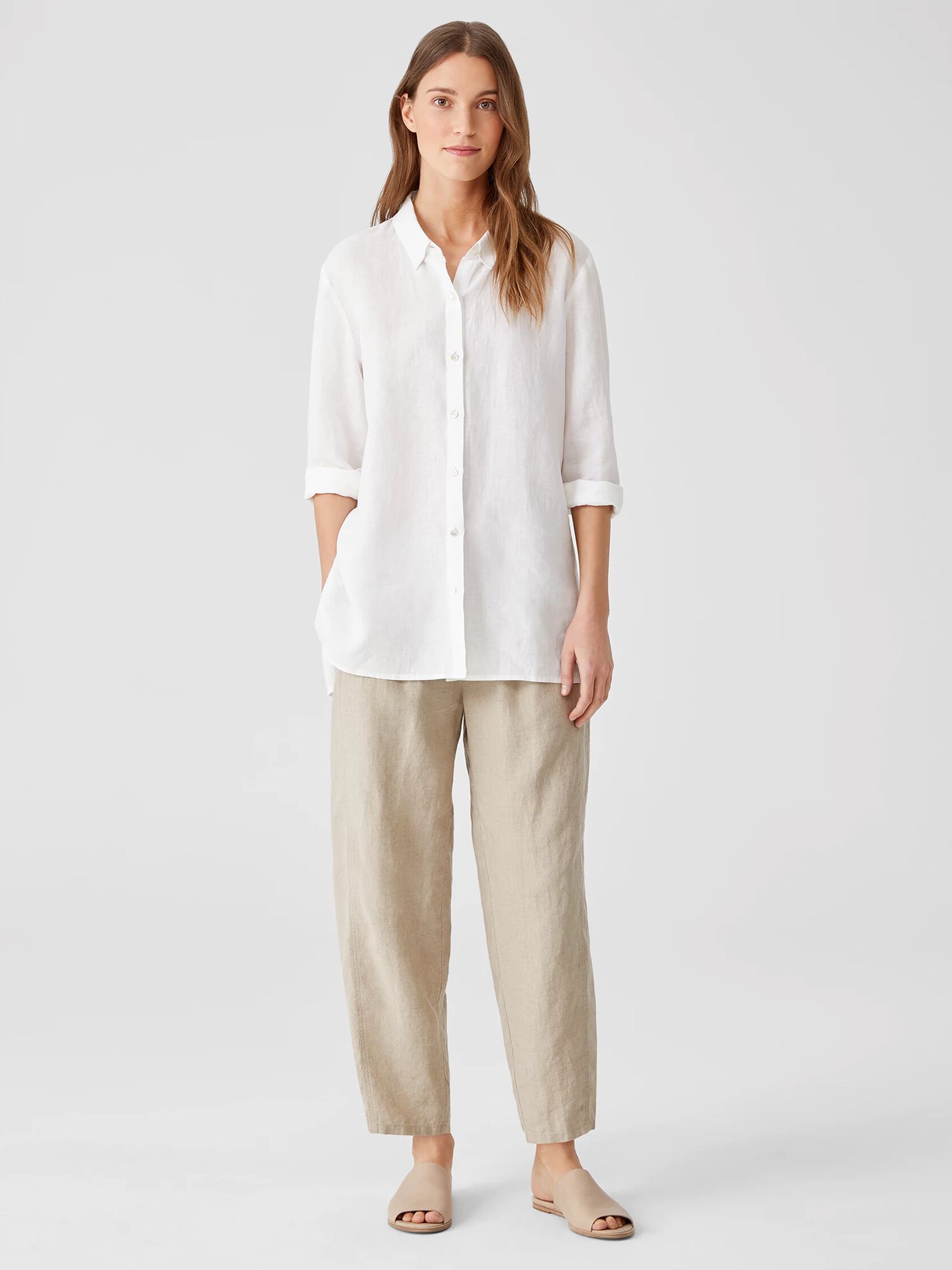 Organic Linen Lantern Pant