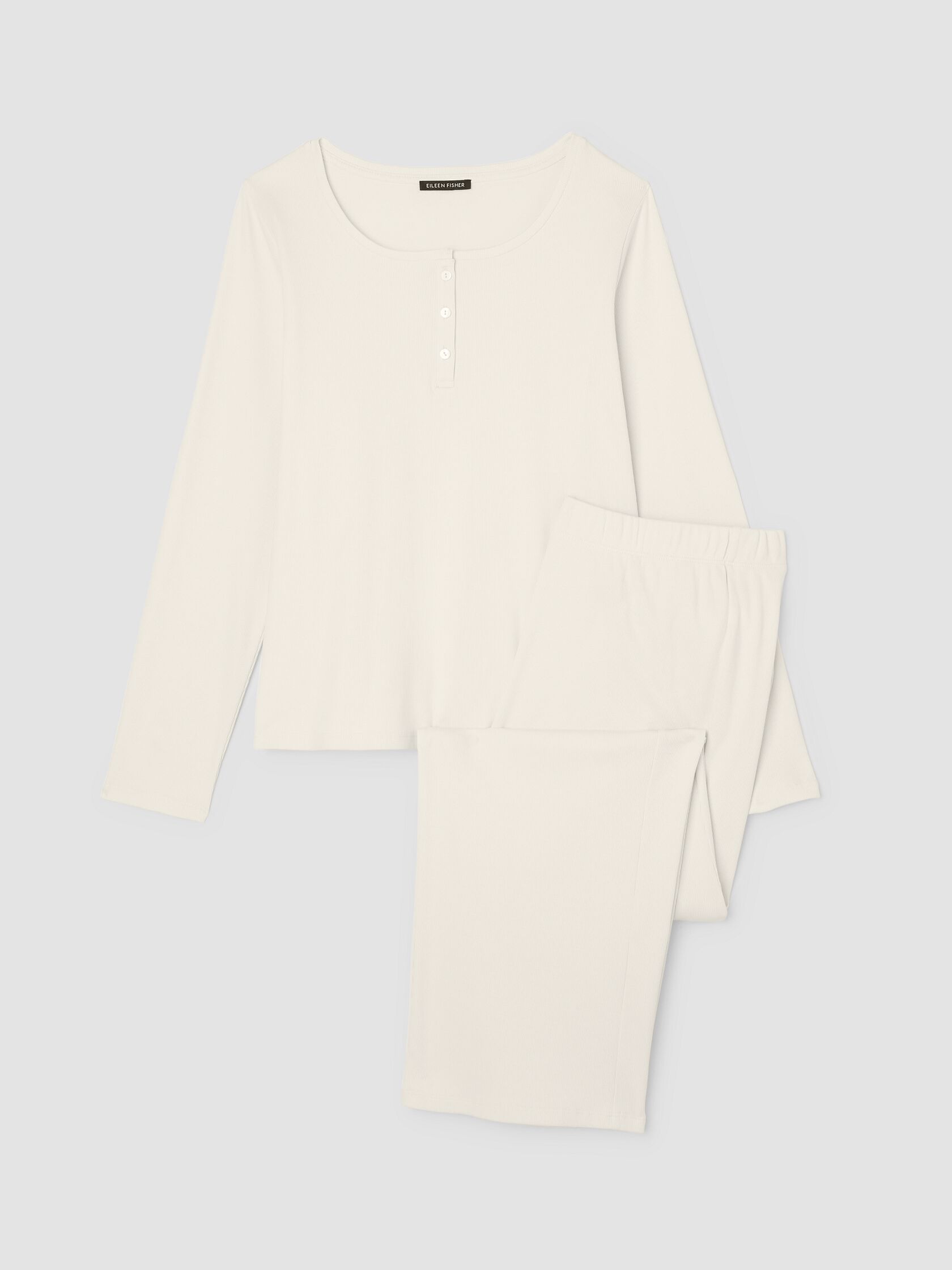 Organic Cotton Rib Sleep Set