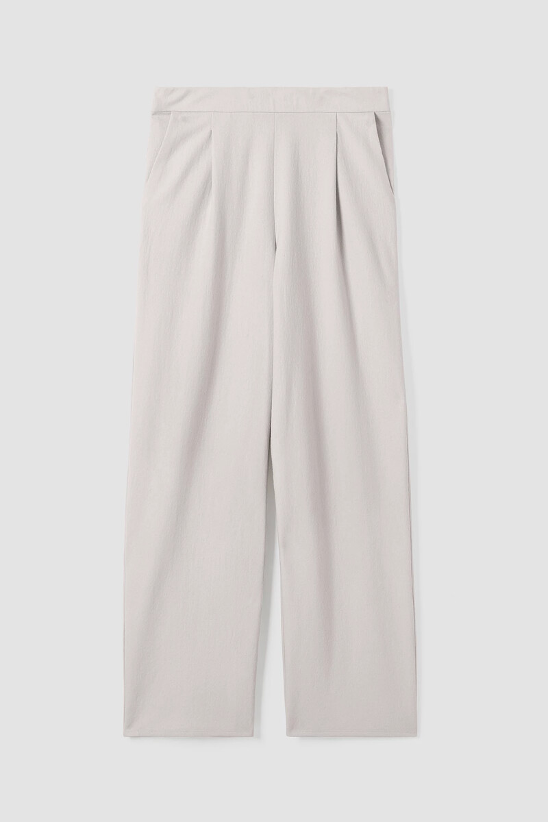 Boiled Wool Jersey Pleated Wide-Leg Pant Boiled Wool Jersey Pleated Wide-Leg Pant