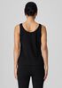 Pima Cotton Stretch Jersey Scoop Neck Tank
