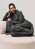 Cozy Brushed Terry Hug Straight Pant