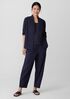 Organic Cotton Pucker High Collar Jacket