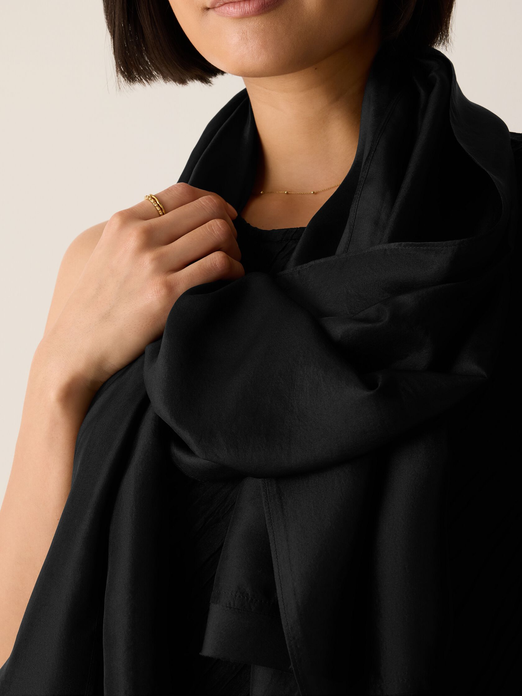 Washed Organic Silk Scarf