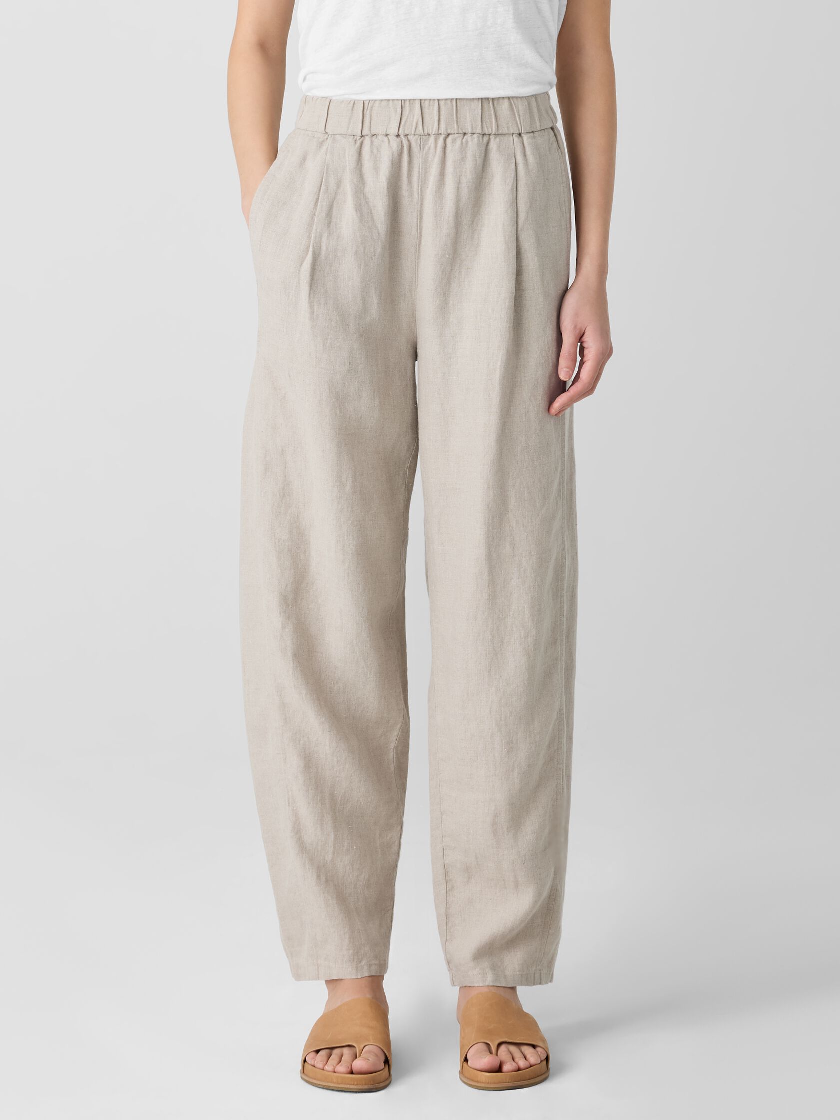 Organic Linen Lantern Pant