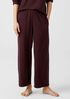 Cozy Organic Cotton Interlock Wide-Leg Pant