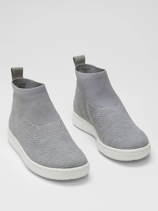Point Recycled Stretch Knit Wedge Sneaker