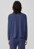 Cotton Hemp Melange V-Neck Top