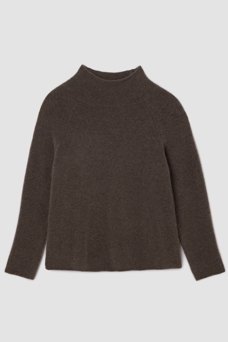 Cashmere Silk Boucle Bliss Turtleneck Top Cashmere Silk Boucle Bliss Turtleneck Top