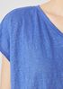 Organic Linen Jersey V-Neck Tee