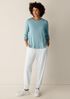 Organic Linen Jersey Long-Sleeve Tee