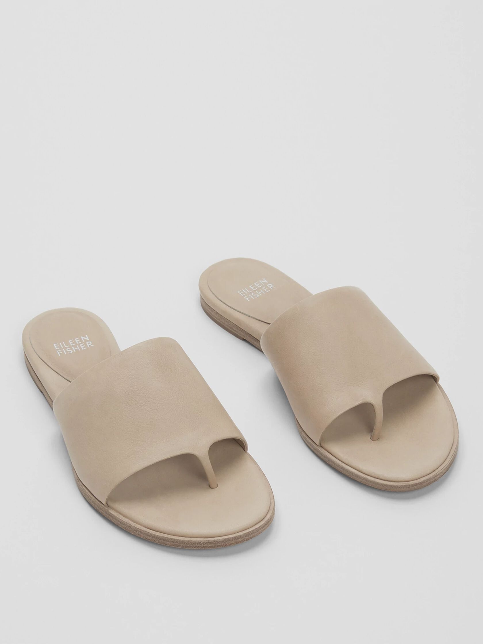 Edge Leather Slide Sandal