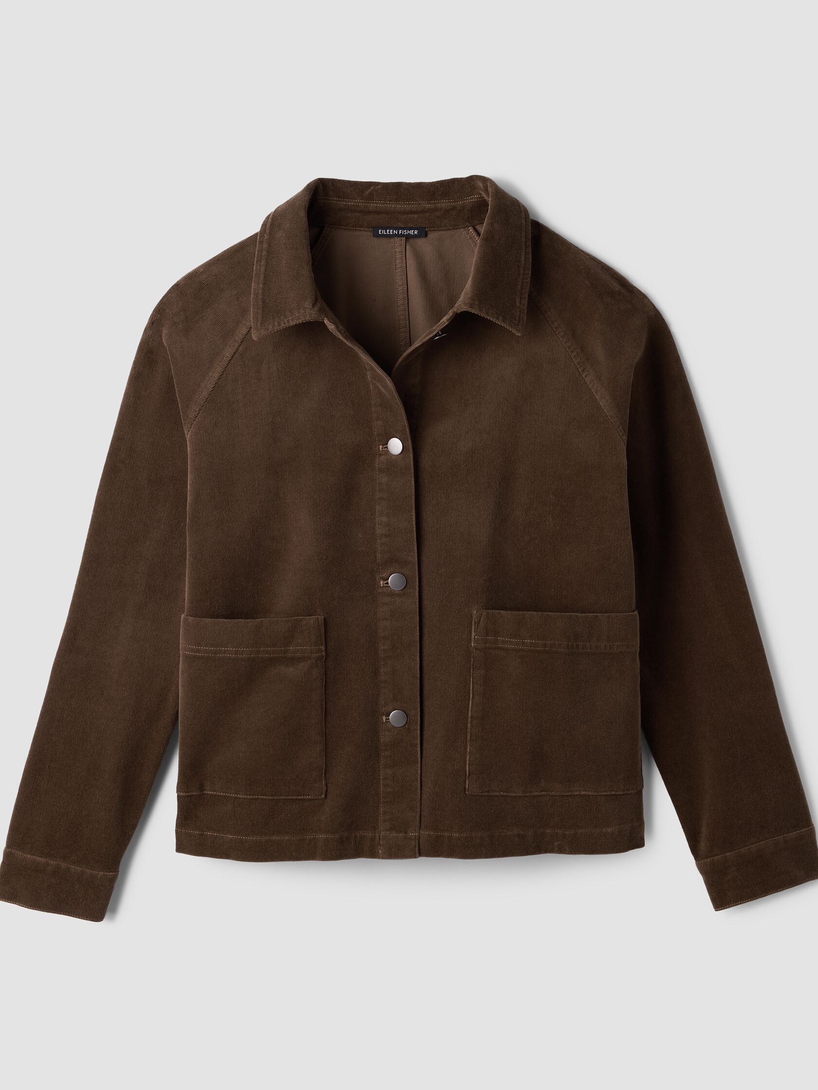 Organic Cotton Corduroy Classic Collar Jacket