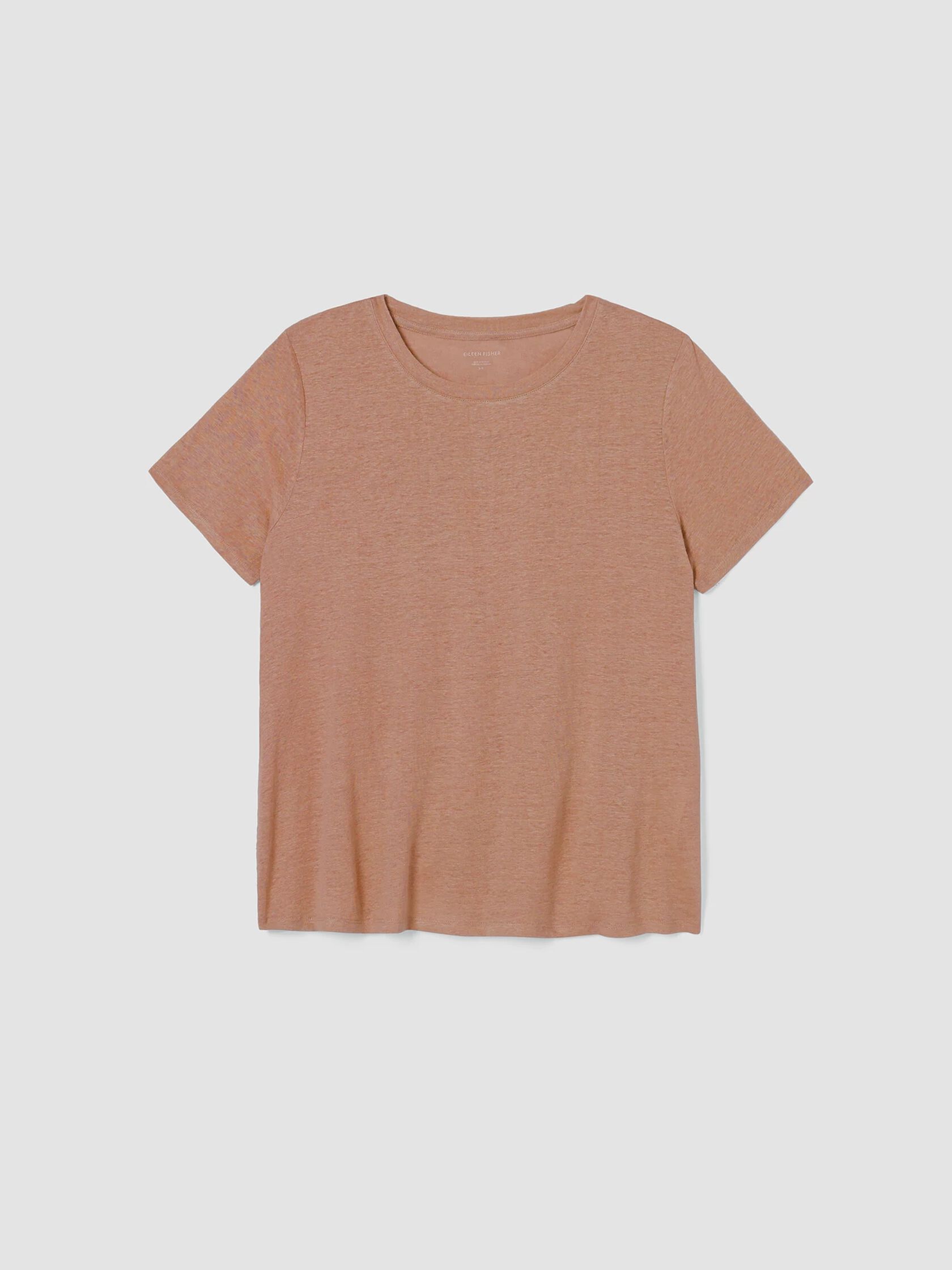 Organic Linen Jersey Crew Neck Tee