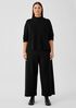 Merino Cropped Turtleneck Top in Regenerative Wool