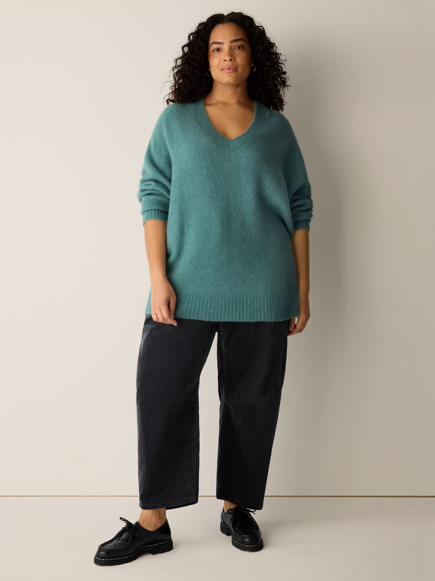 Cashmere Silk Bliss V-Neck Top