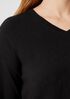 Organic Cotton Slub V-Neck Top