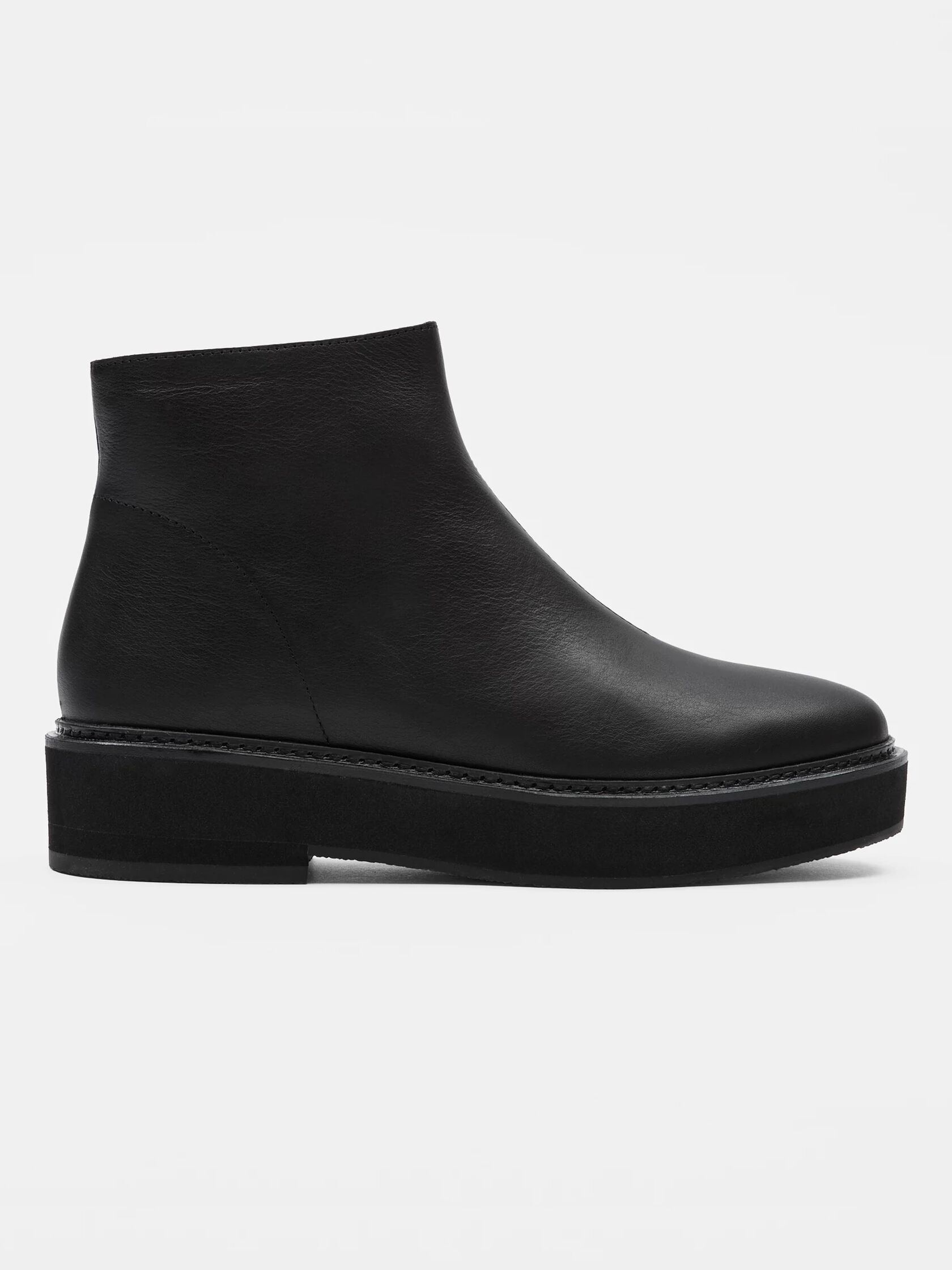 Nann Wedge Bootie in Leather