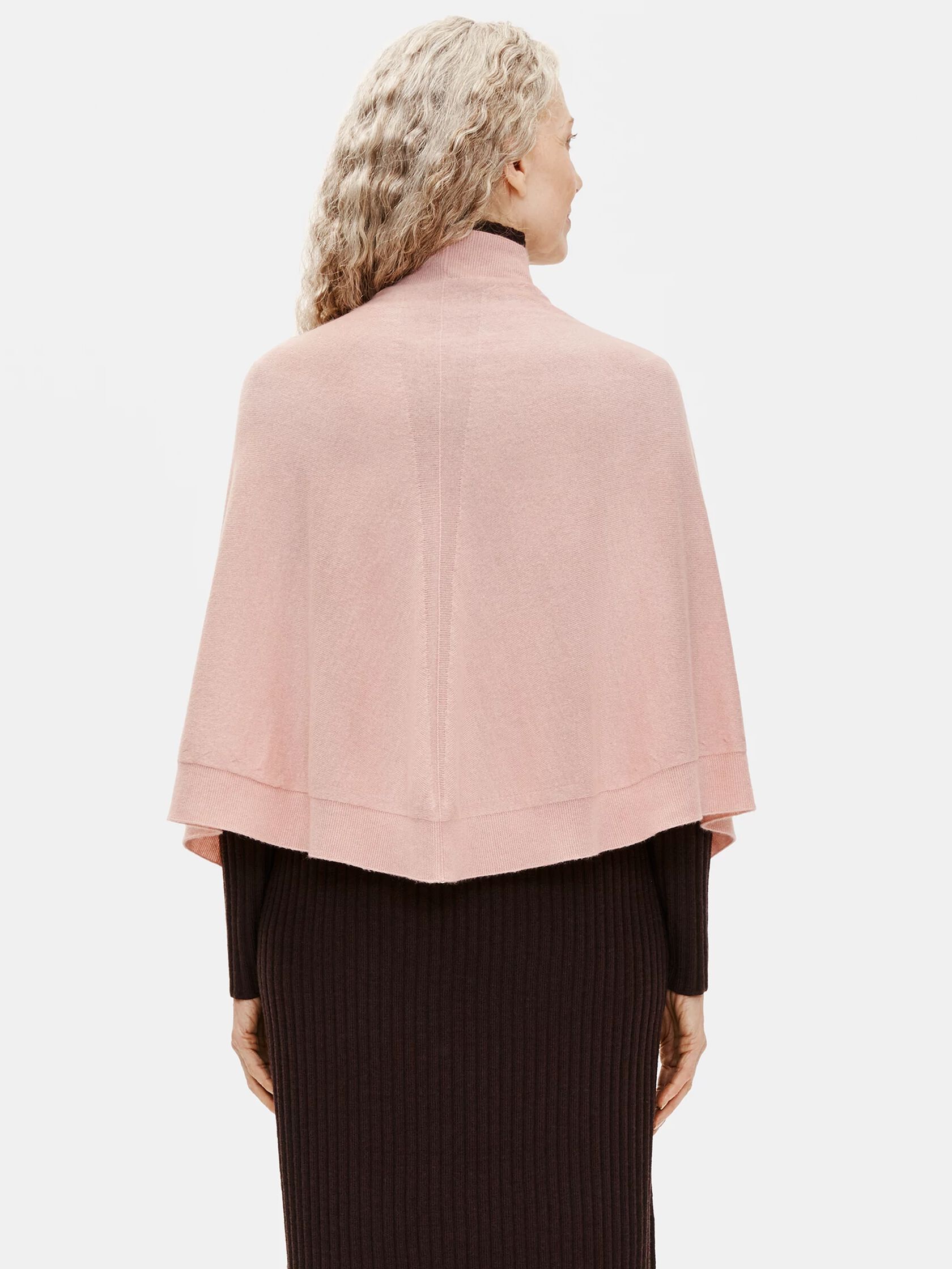 Seamless Italian Cashmere Poncho