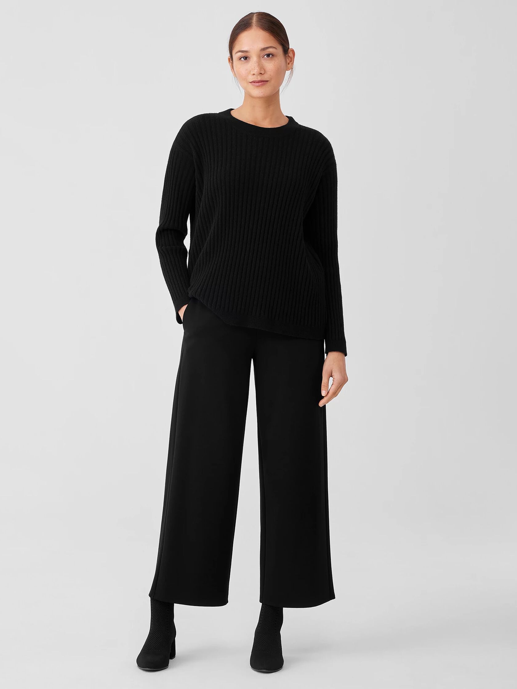 Italian Cashmere Crew Neck Top