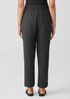 Puckered Organic Linen Tapered Pant