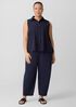Organic Cotton Pucker Lantern Pant