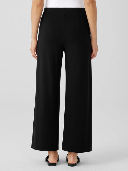 Stretch Jersey Knit Pant with Slits