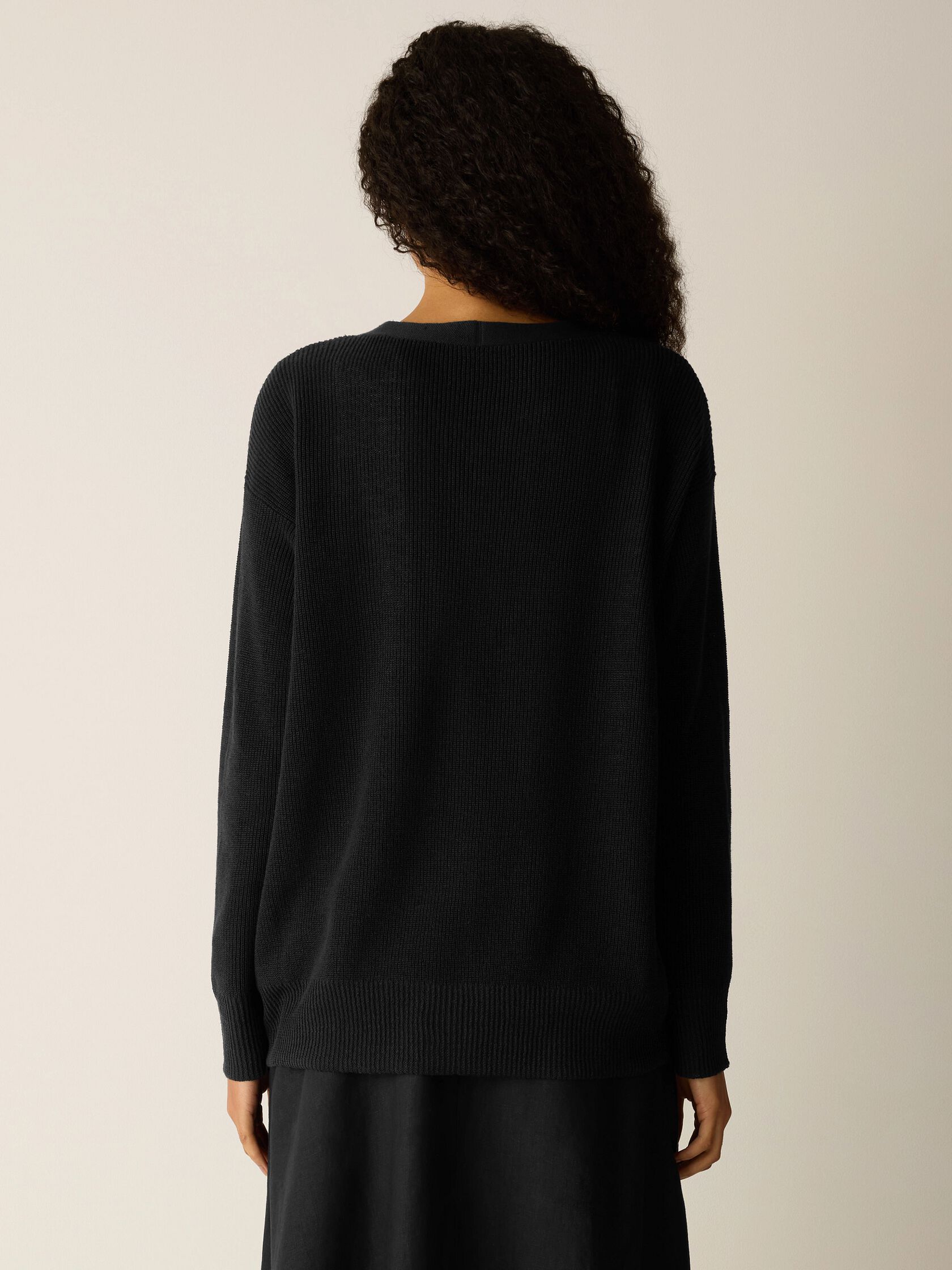 Organic Linen Cotton Slouchy Long Cardigan