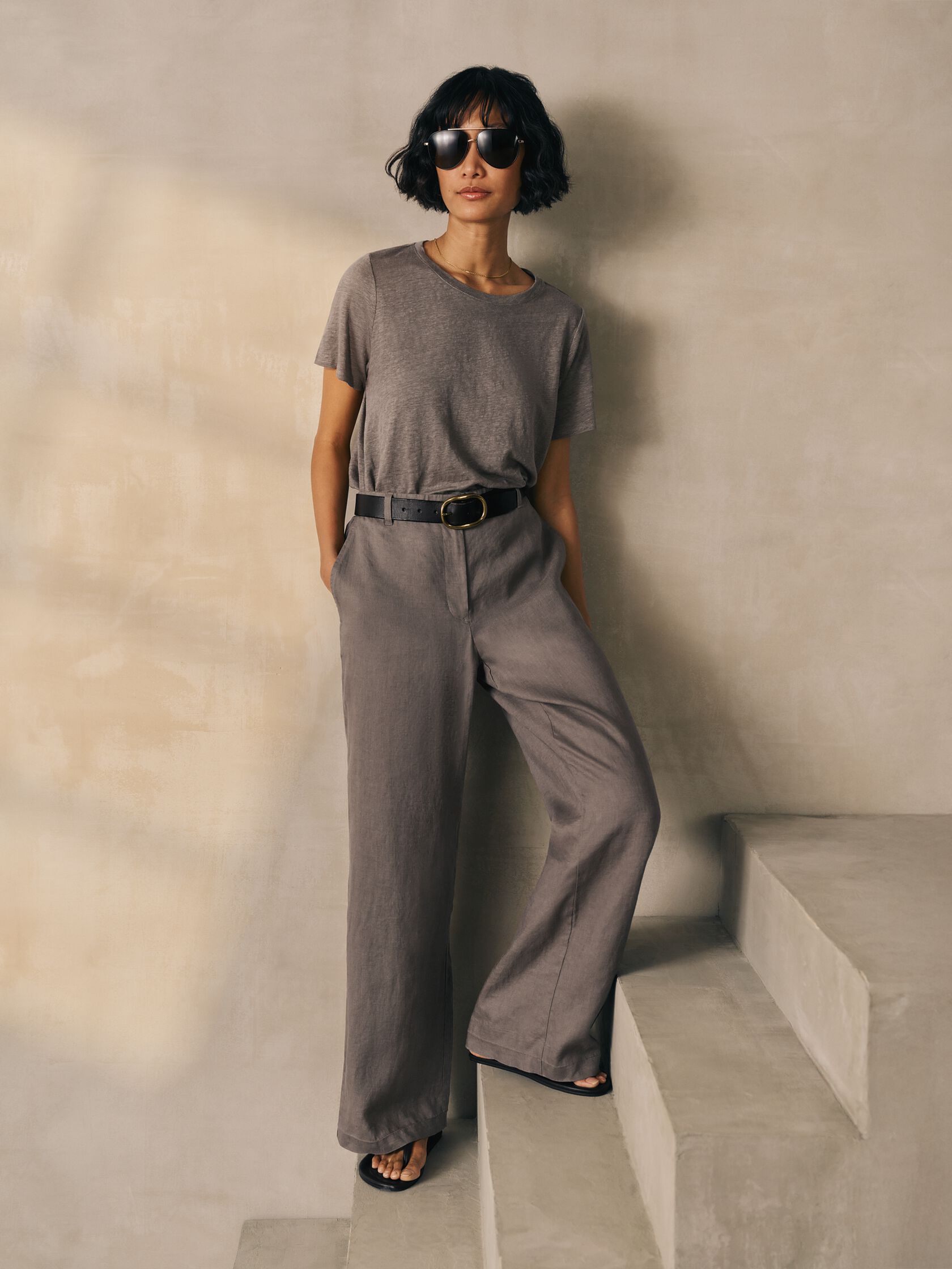 Organic Linen Full-Length Trouser