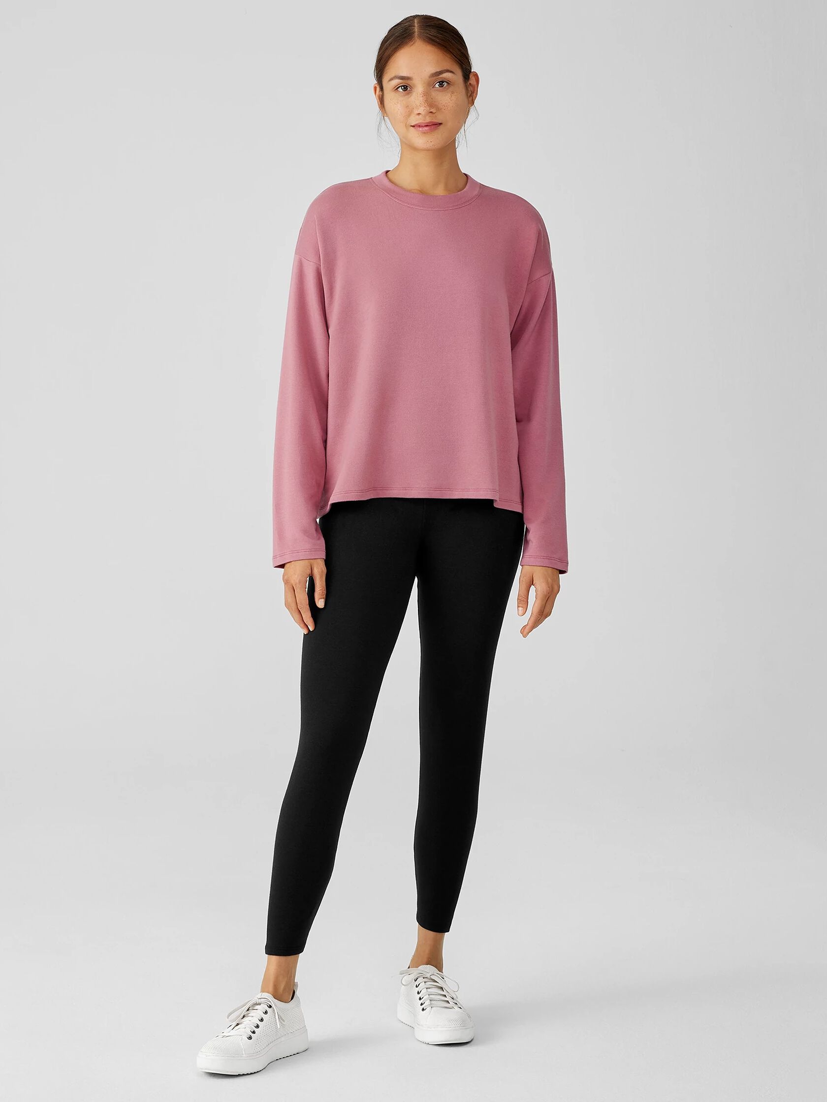 Cozy Brushed Terry Hug Box-Top