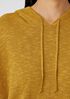 Organic Cotton Linen Slub Hooded Top