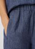 Washed Organic Linen Delave Lantern Pant