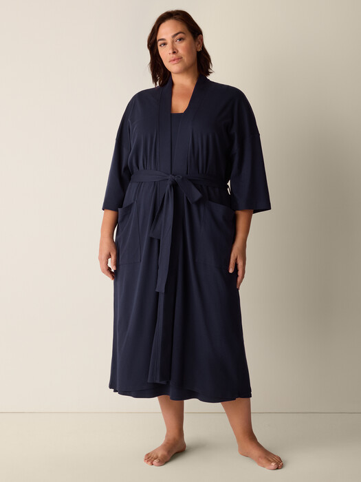 Organic Cotton Interlock Sleep Robe