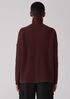Recycled Cashmere Tweed Turtleneck Top