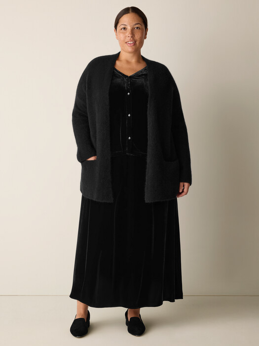 Velvet Flared Skirt