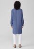 Washed Organic Linen Delave Shirtdress