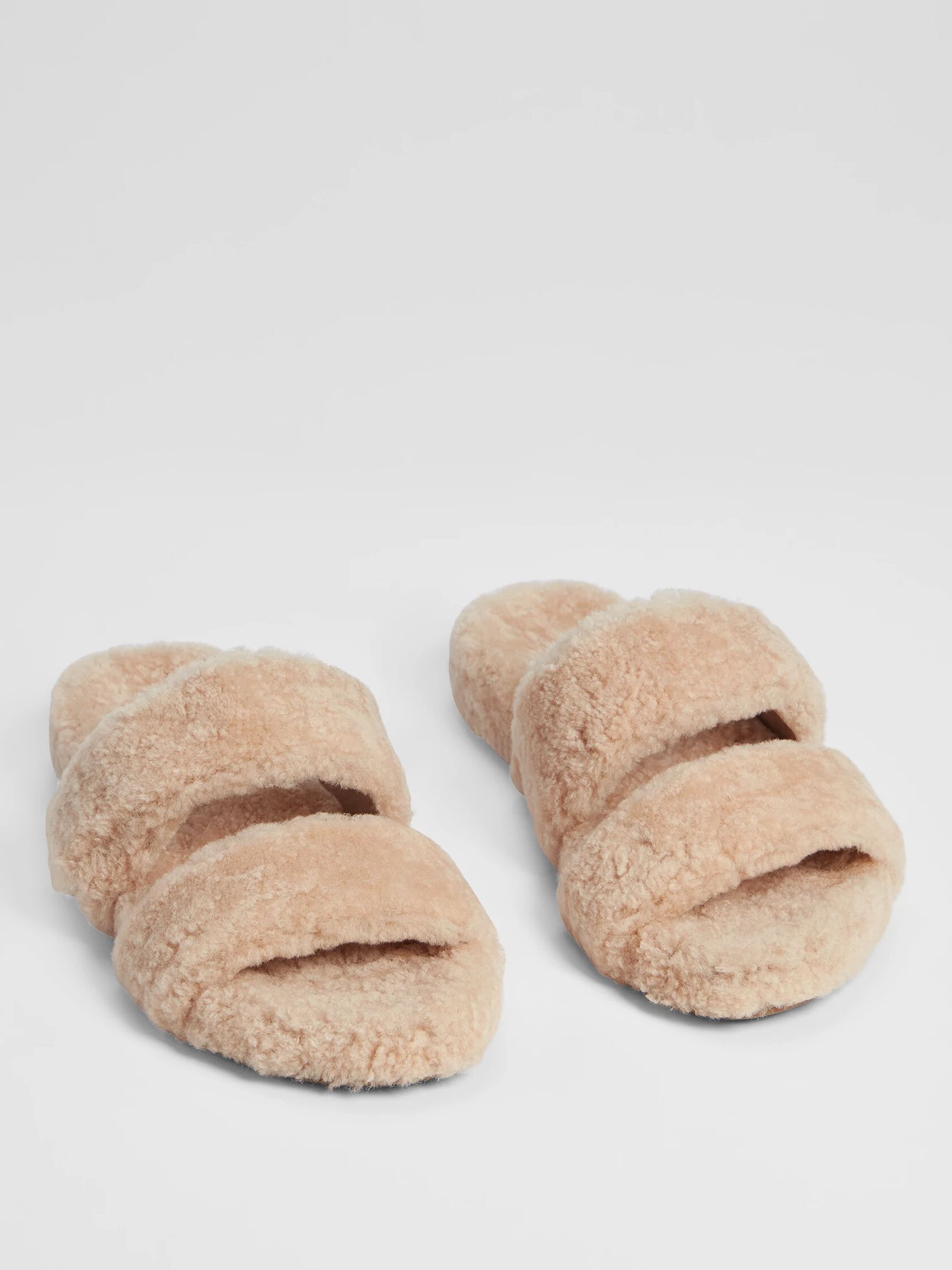 Lully Shearling Slide Sandal