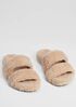 Lully Shearling Slide Sandal