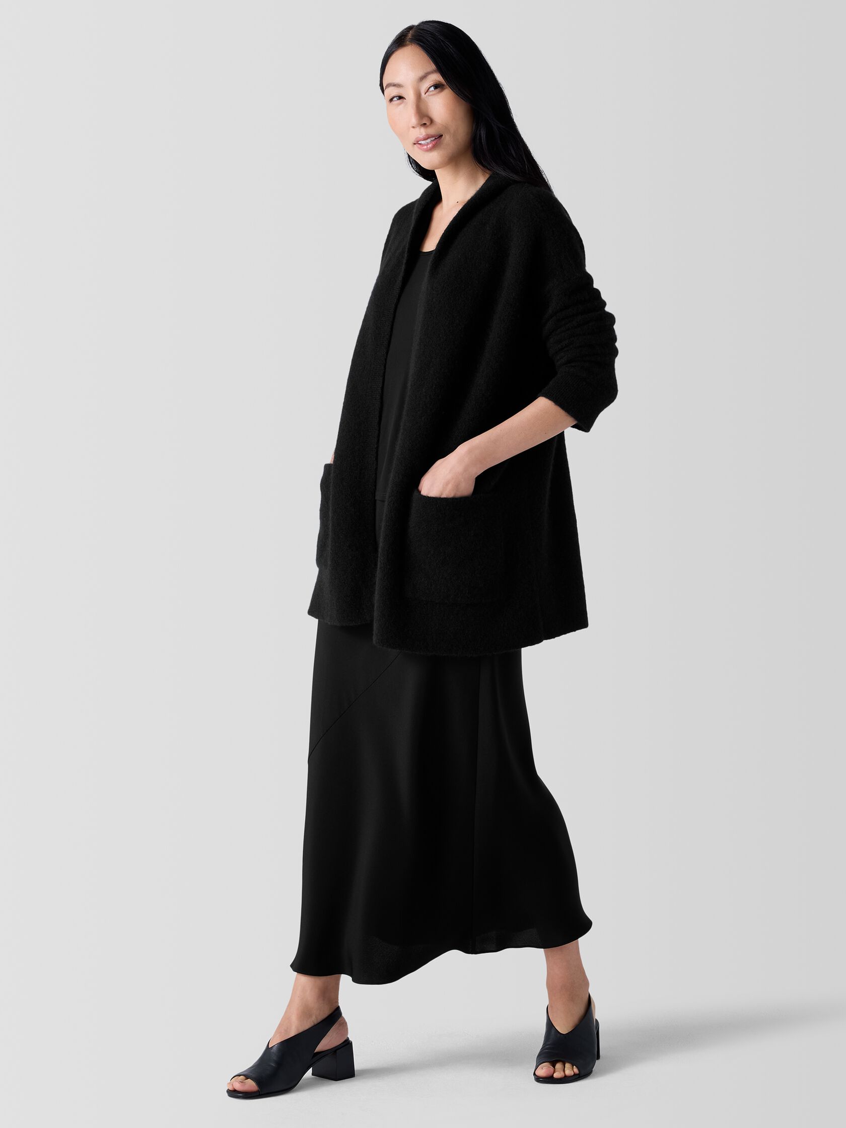 Cashmere Silk Bliss Hooded Cardigan