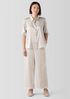 Crushed Velvet Wide-Leg Pant