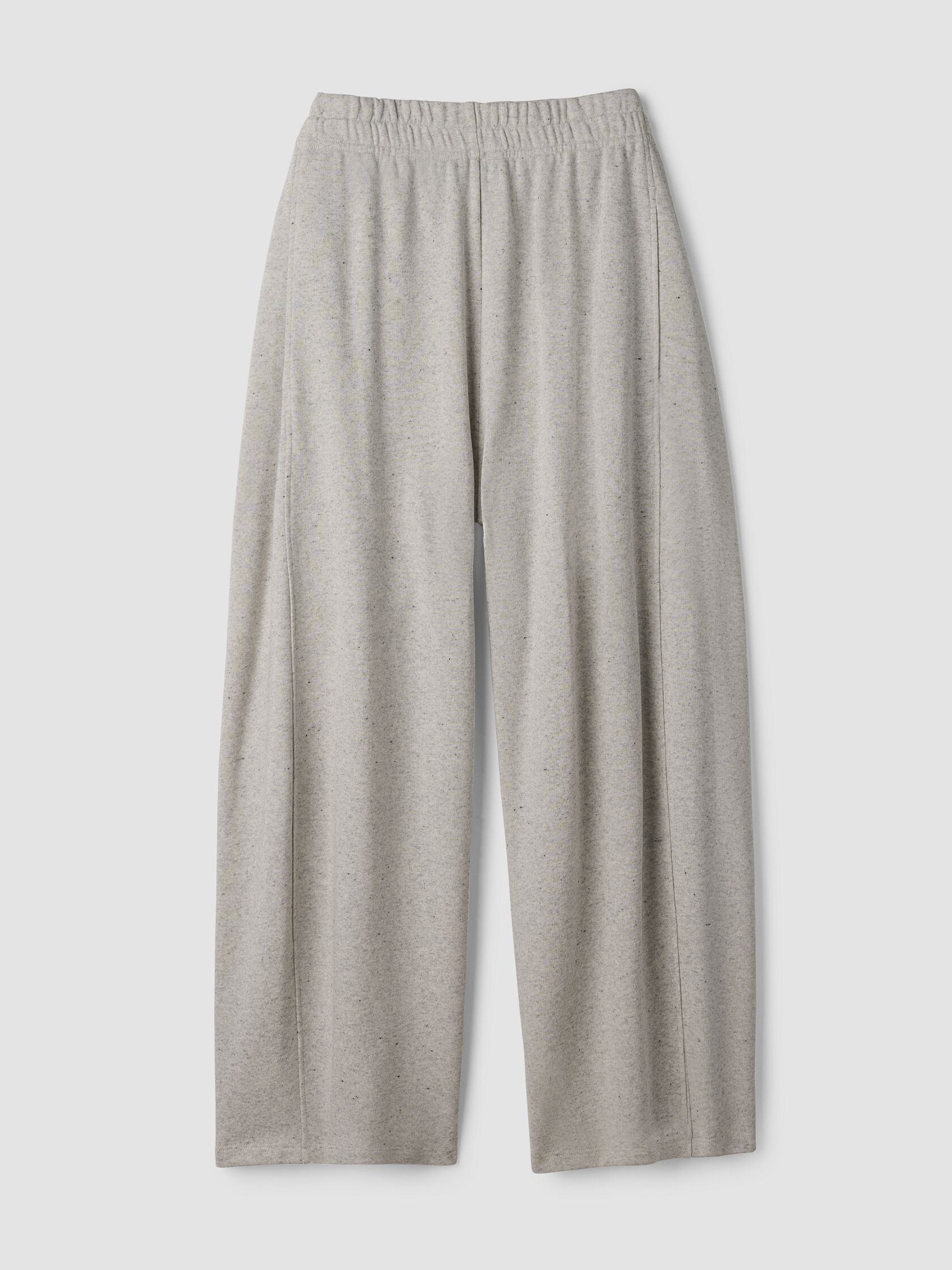 Heathered Fleece Roomy Wide-Leg Pant