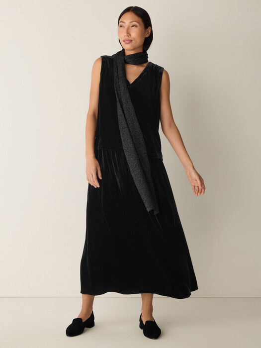Velvet Flared Skirt