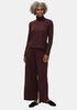 Fine Jersey Scrunch Neck Top