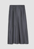 Stretch Silk Charmeuse Bias Skirt