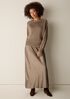 Sleek Viscose Wedge Sweater