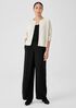 Organic Cotton Chenille Crew Neck Cardigan