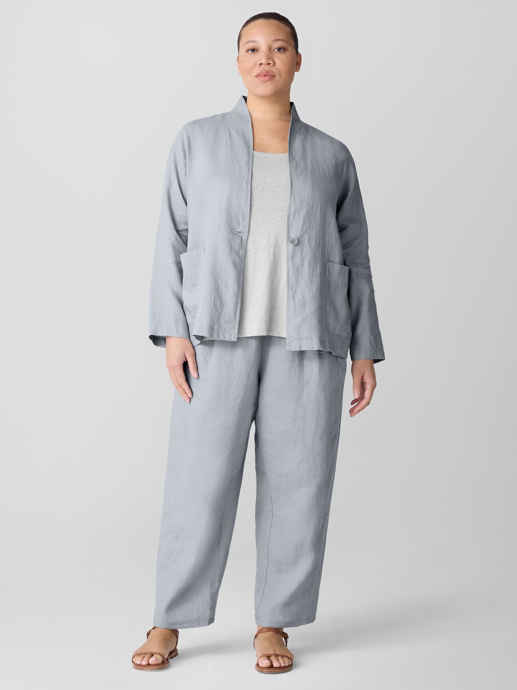 Organic Linen Lantern Pant