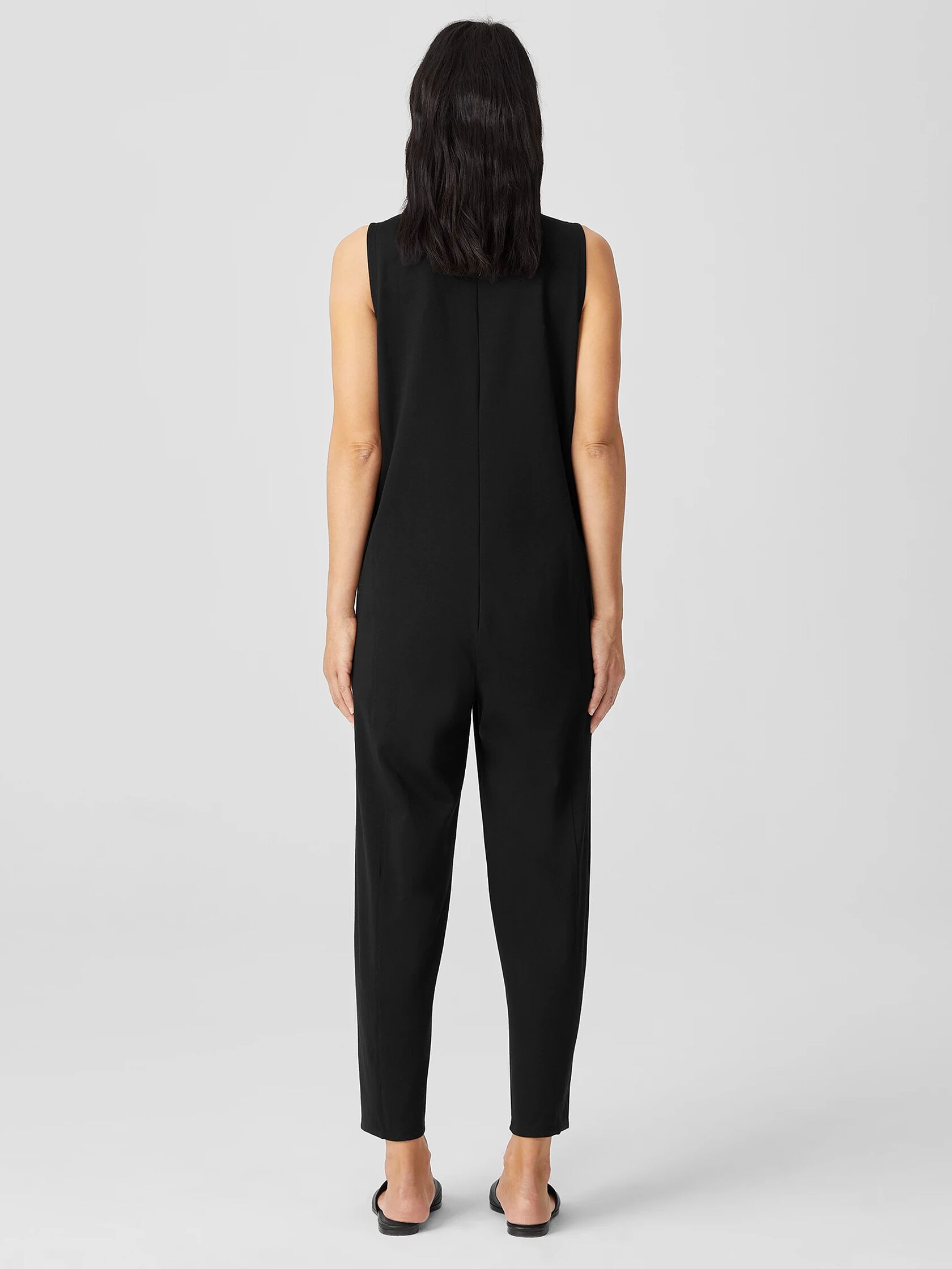 Cotton Ponte Lantern Jumpsuit