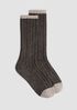 Cotton Marl Ribbed Sock
